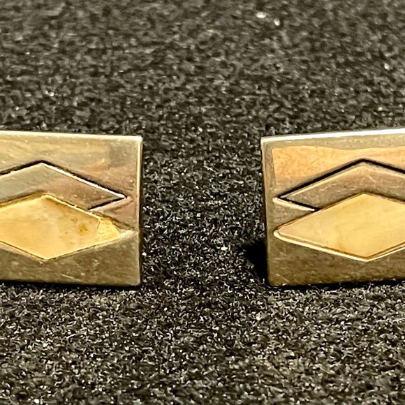 SWANK Accessories Vintage Gold Tone And Pearl Cufflinks By Swank